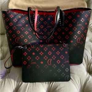 Black/ Red CL tote very spacious!! Can be a tote or overnight bag…
